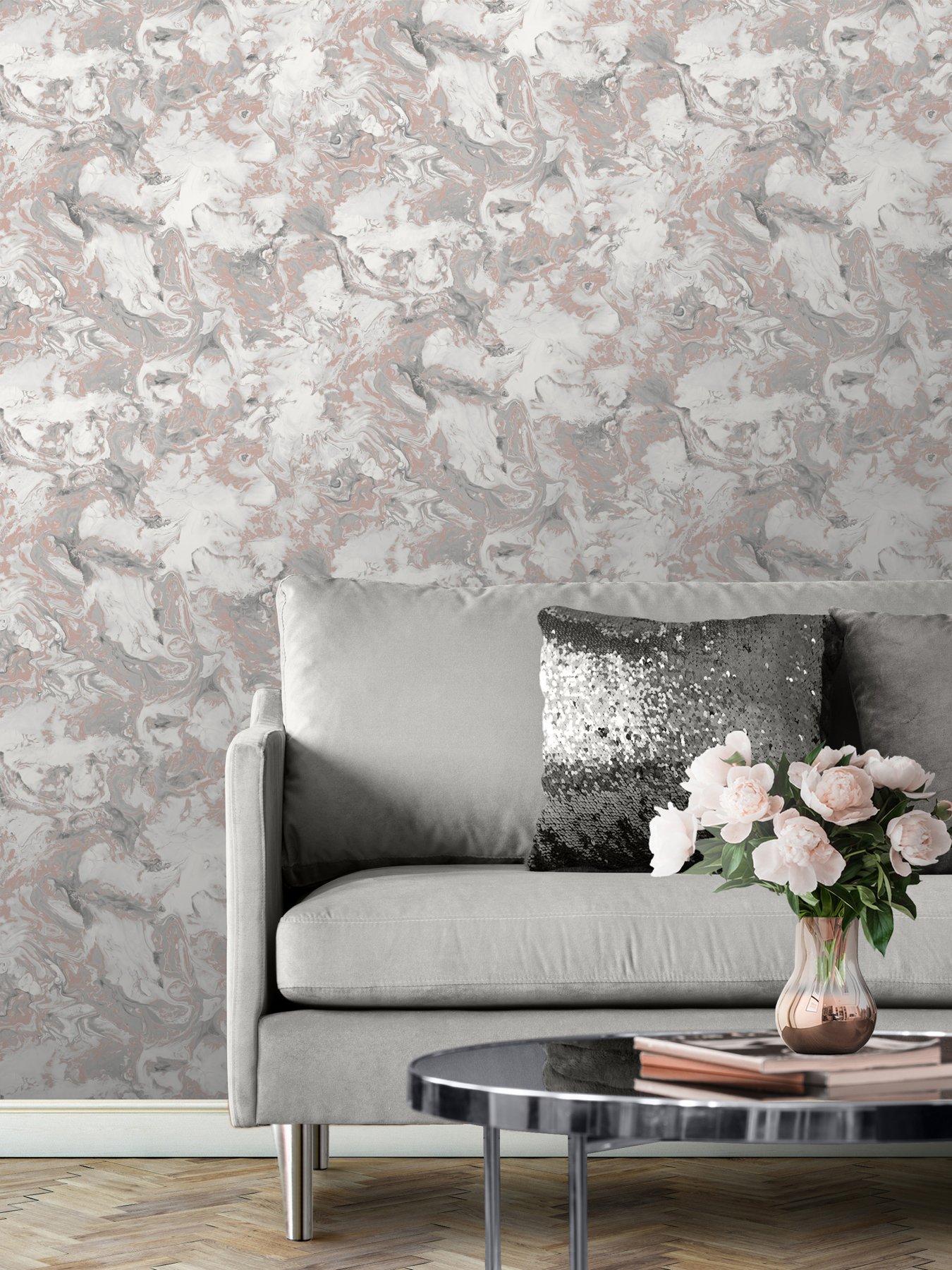 Product photograph of Muriva Elixir Marble Wallpaper from very.co.uk