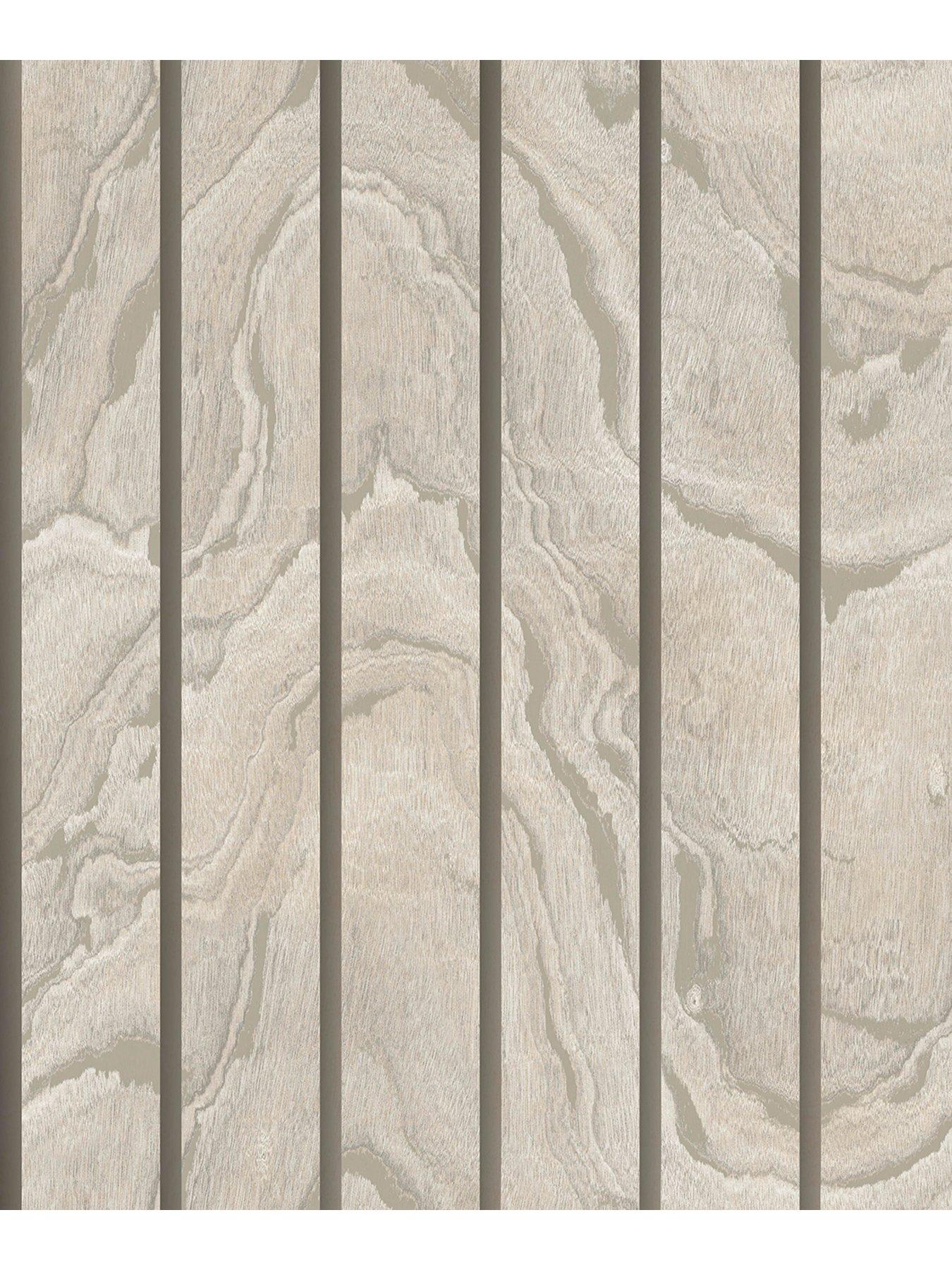 Product photograph of Muriva Woodgrain Panel Wallpaper from very.co.uk