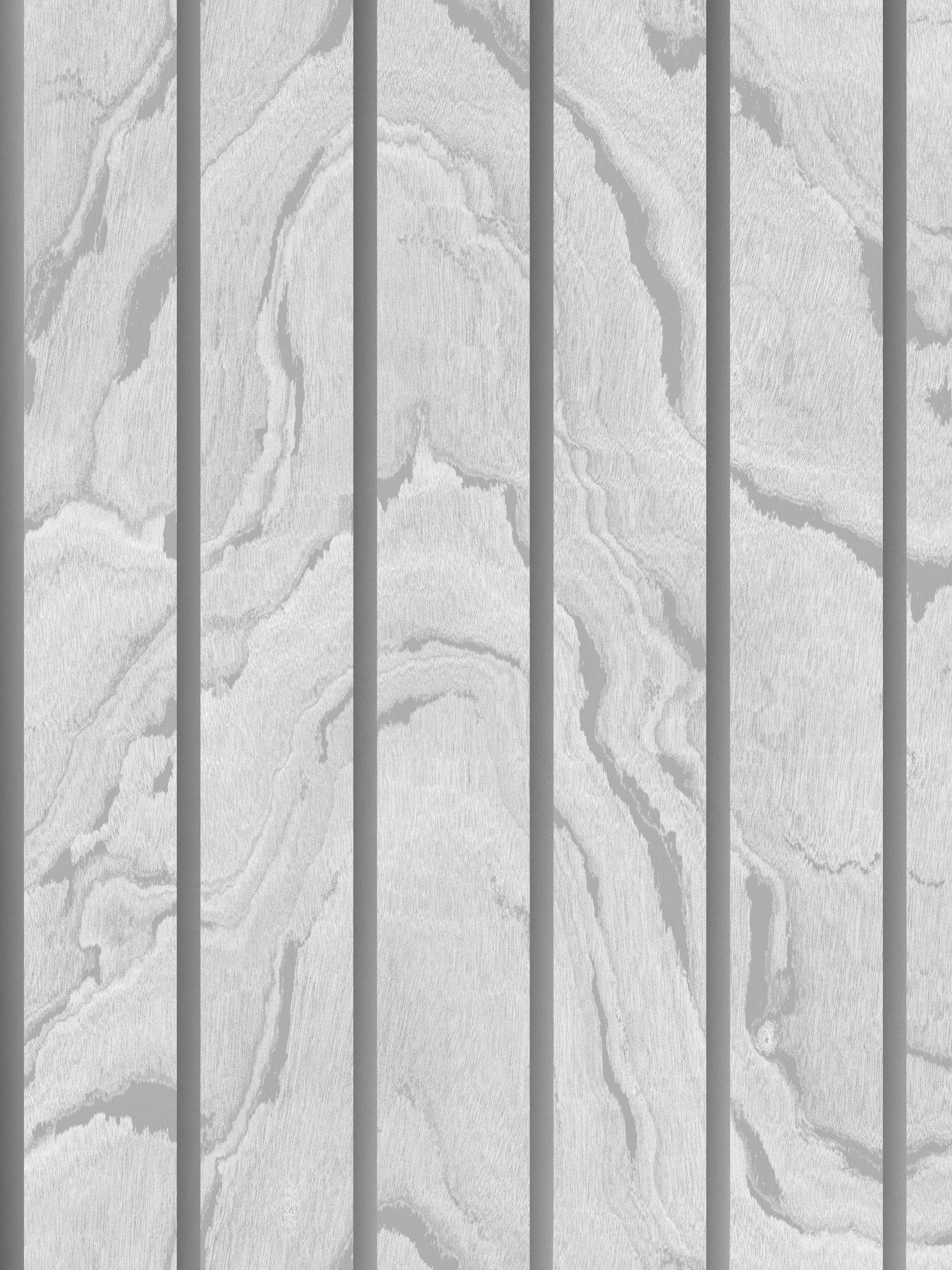 Muriva Woodgrain Panel Wallpaper very.co.uk