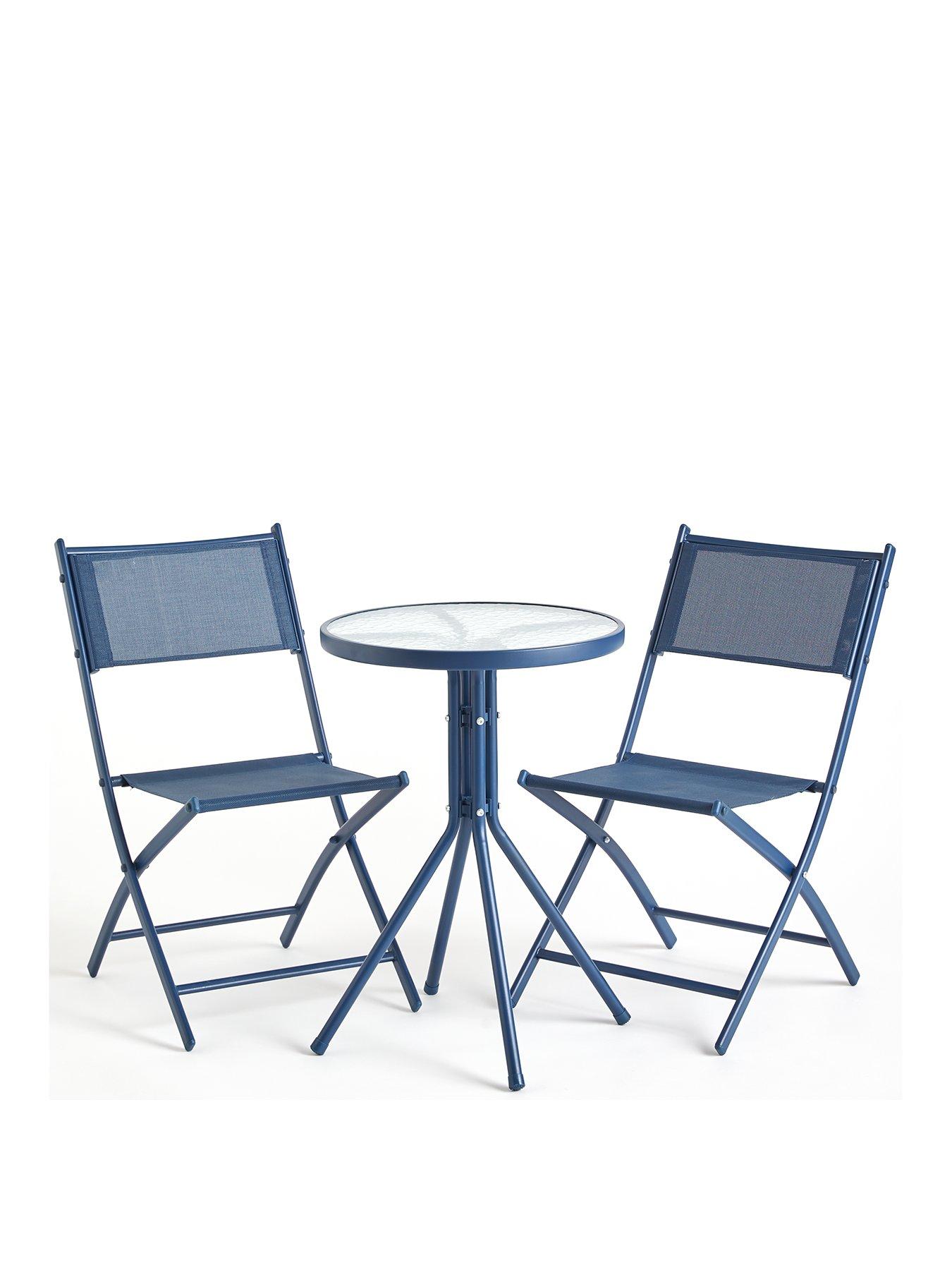 Image 2 of 6 of Everyday Hawaii 3-Piece Bistro Set - Blue