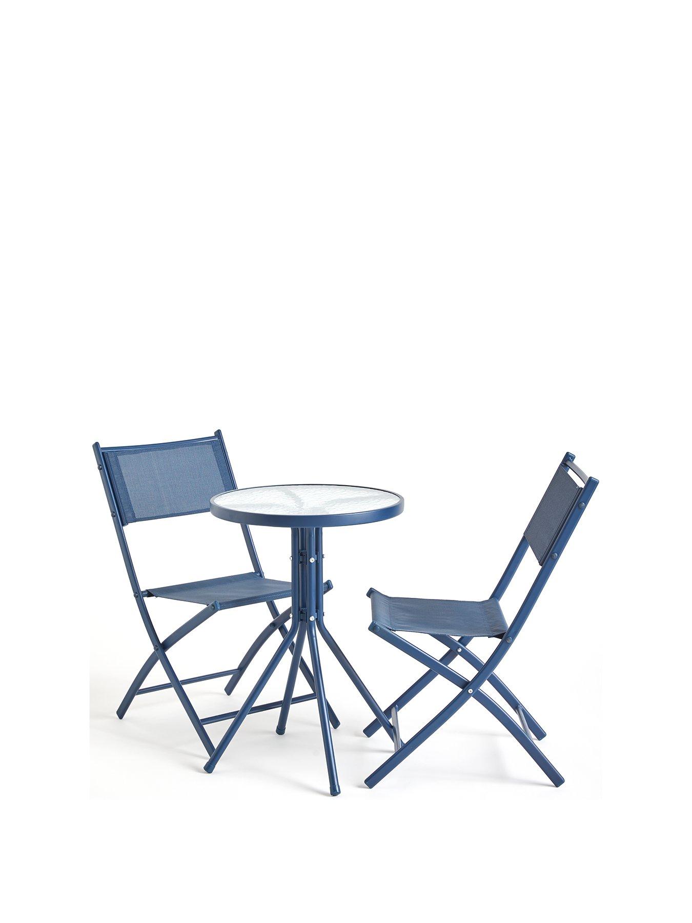 Image 3 of 6 of Everyday Hawaii 3-Piece Bistro Set - Blue