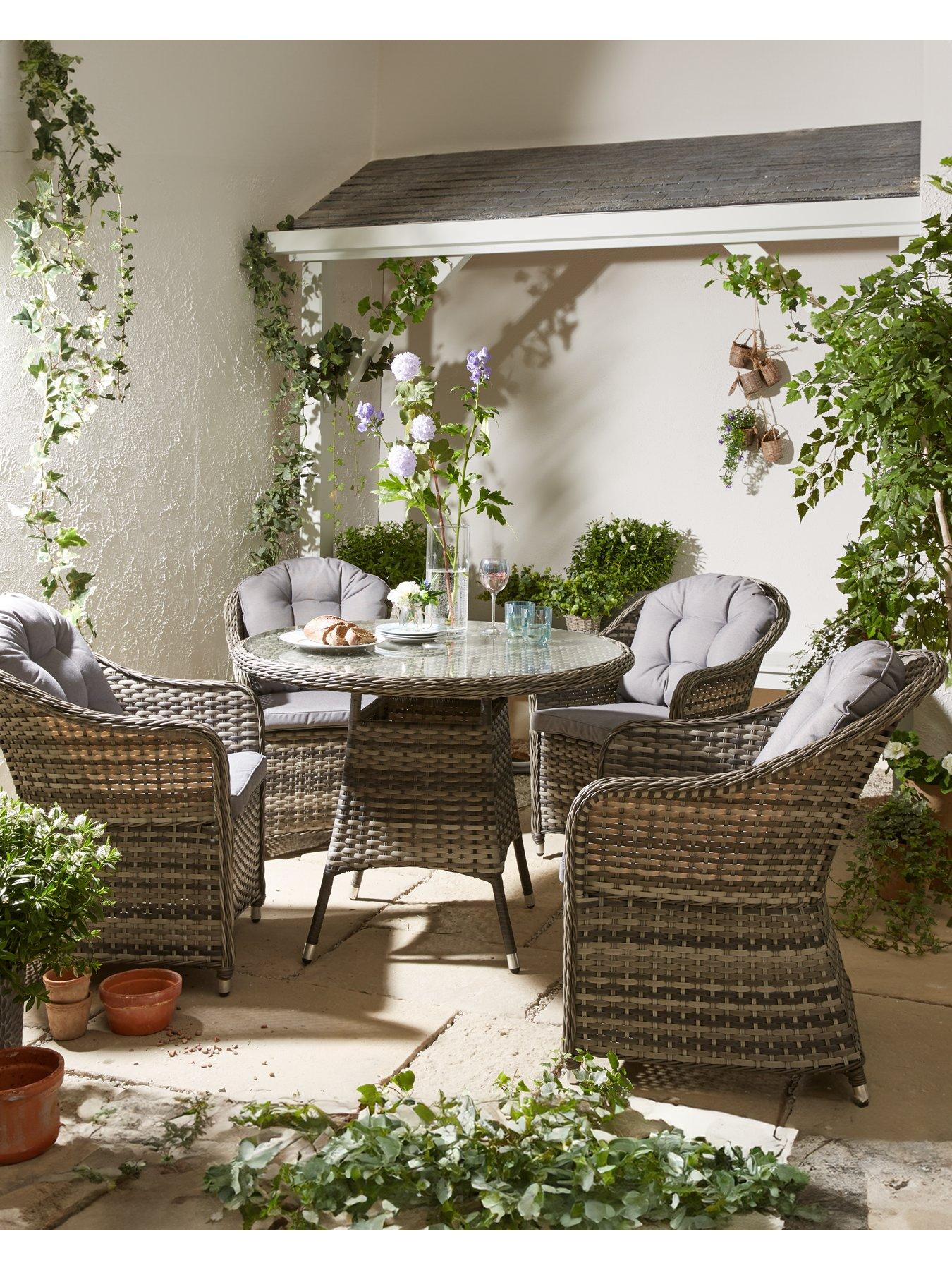 Orlando 4 piece discount garden dining set