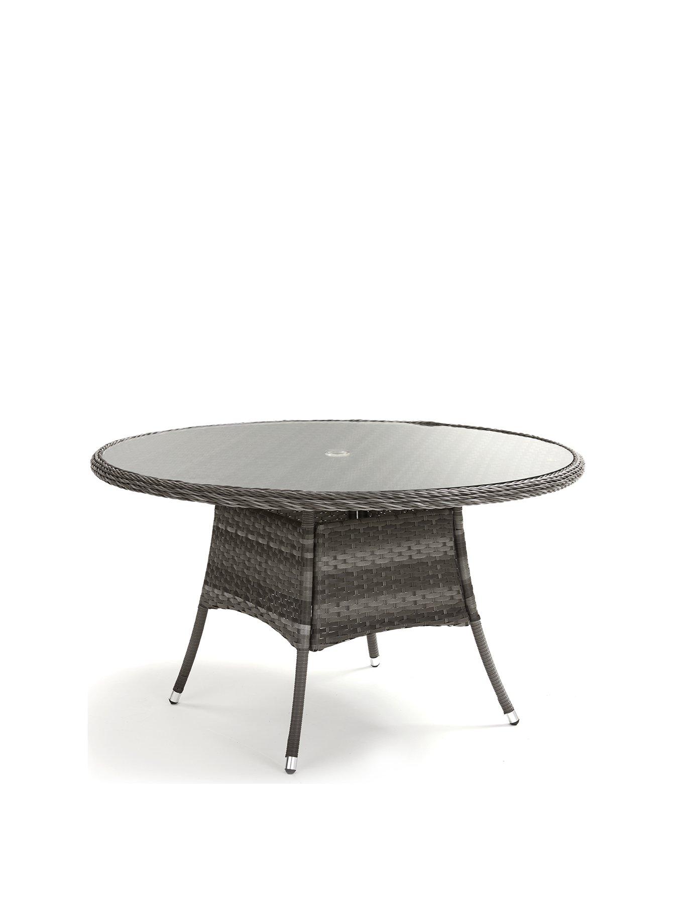 Image 3 of 6 of Very Home Florida 6-Seater Dining Set with Lazy Susan