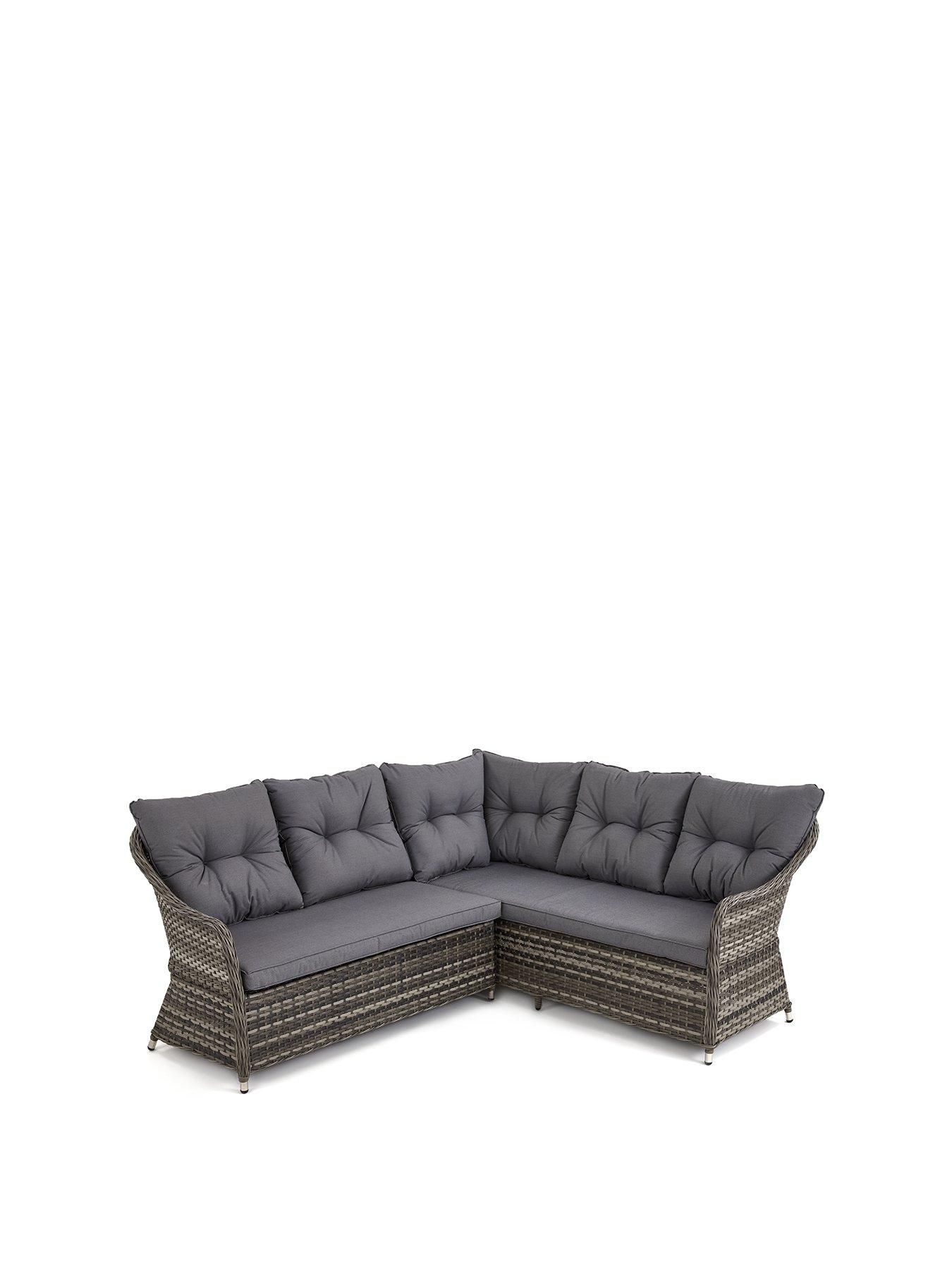 Florida rattan corner sofa deals