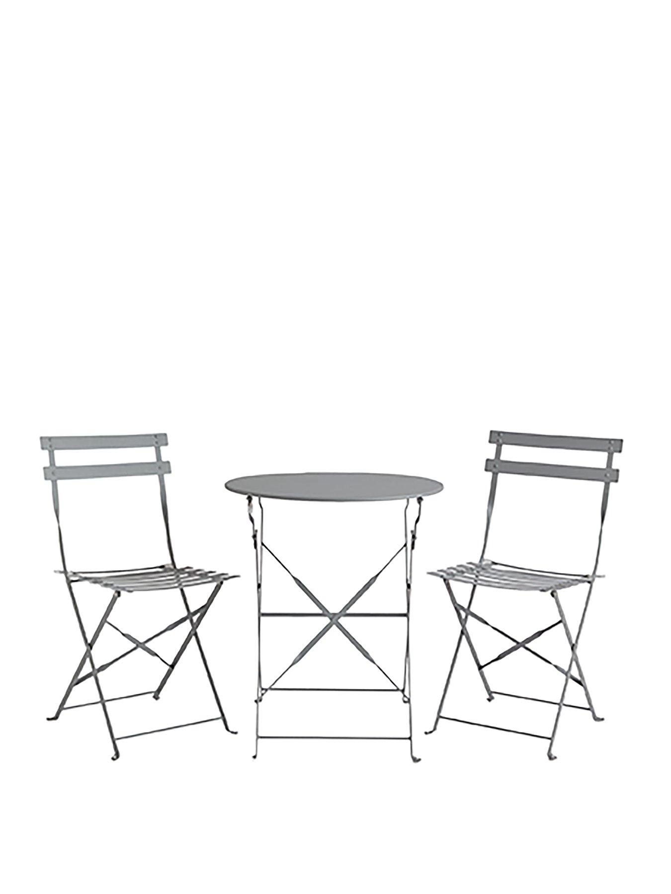 Image 2 of 6 of Everyday Ibiza Bistro Set Grey