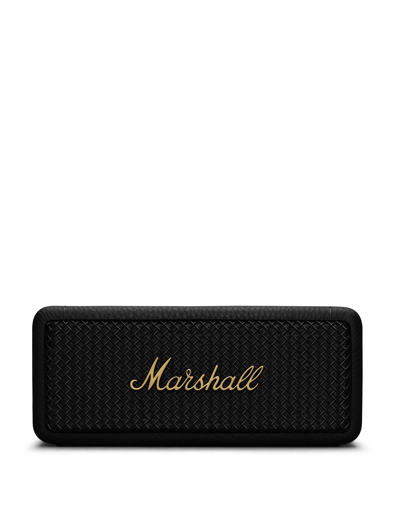 Marshall Emberton II Bluetooth Speaker Black  Brass