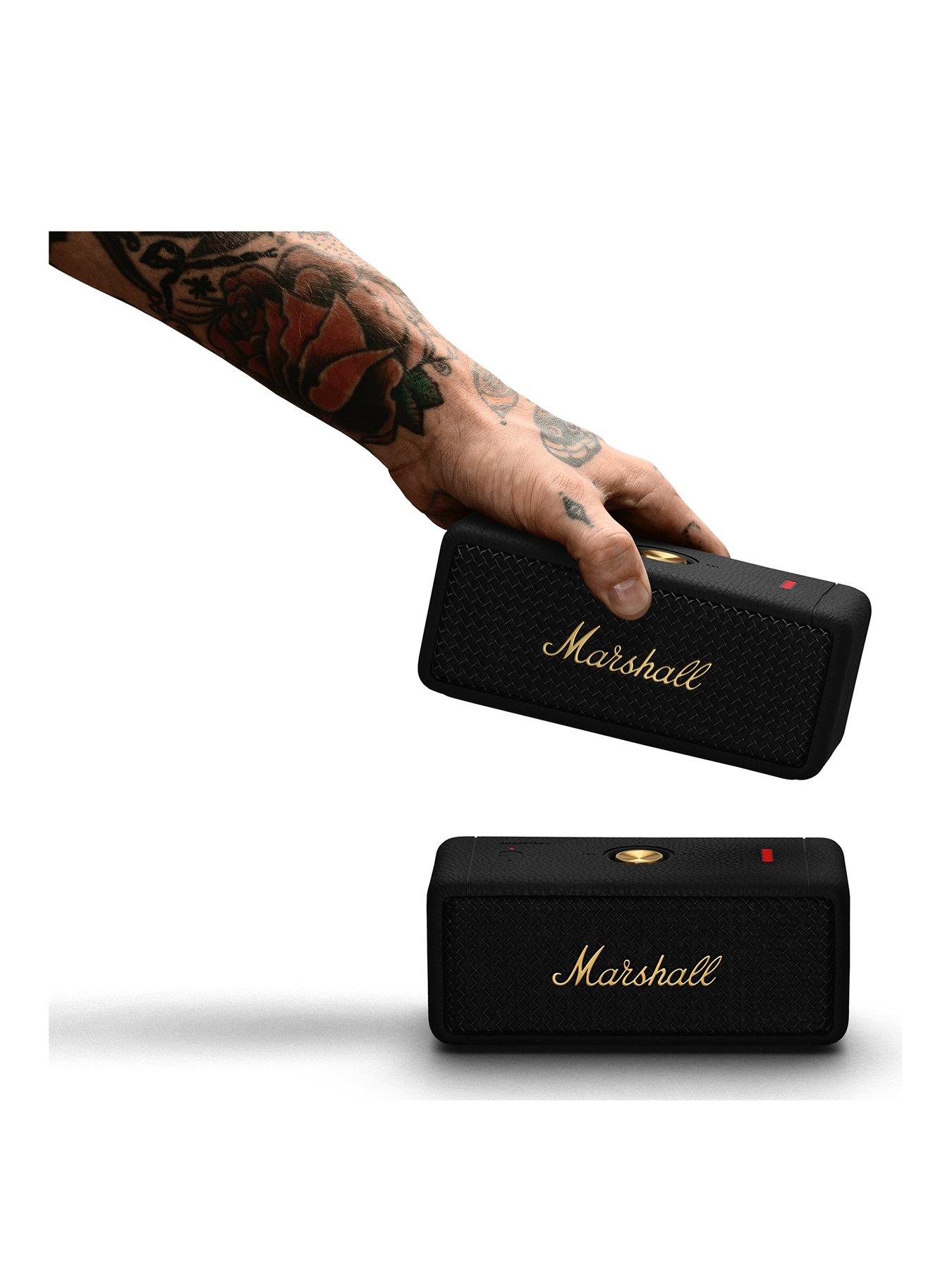 Marshall Emberton Bt Portable Speaker - Black/Brass