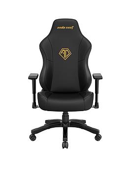 Product photograph of Andaseat Phantom 3 Premium Gaming Chair Black from very.co.uk