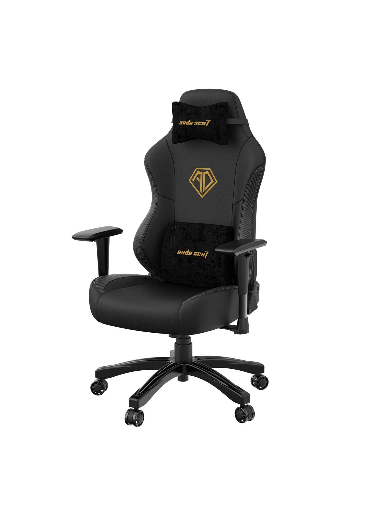 undefined Phantom 3 Faux Leather Premium Gaming Chair - Black