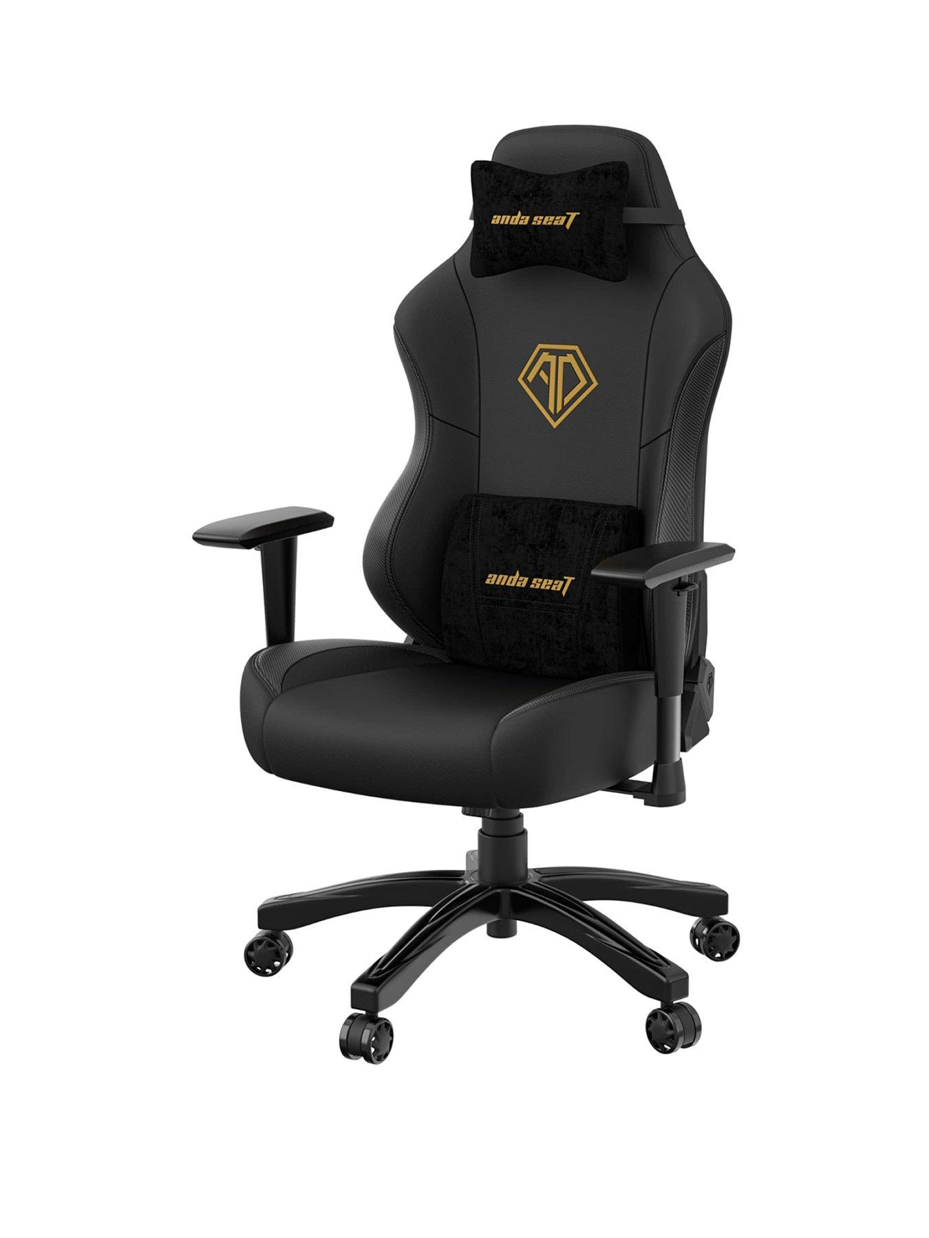 Image 1 of 6 of Andaseat Phantom 3 Faux Leather&nbsp;Premium Gaming Chair -&nbsp;Black