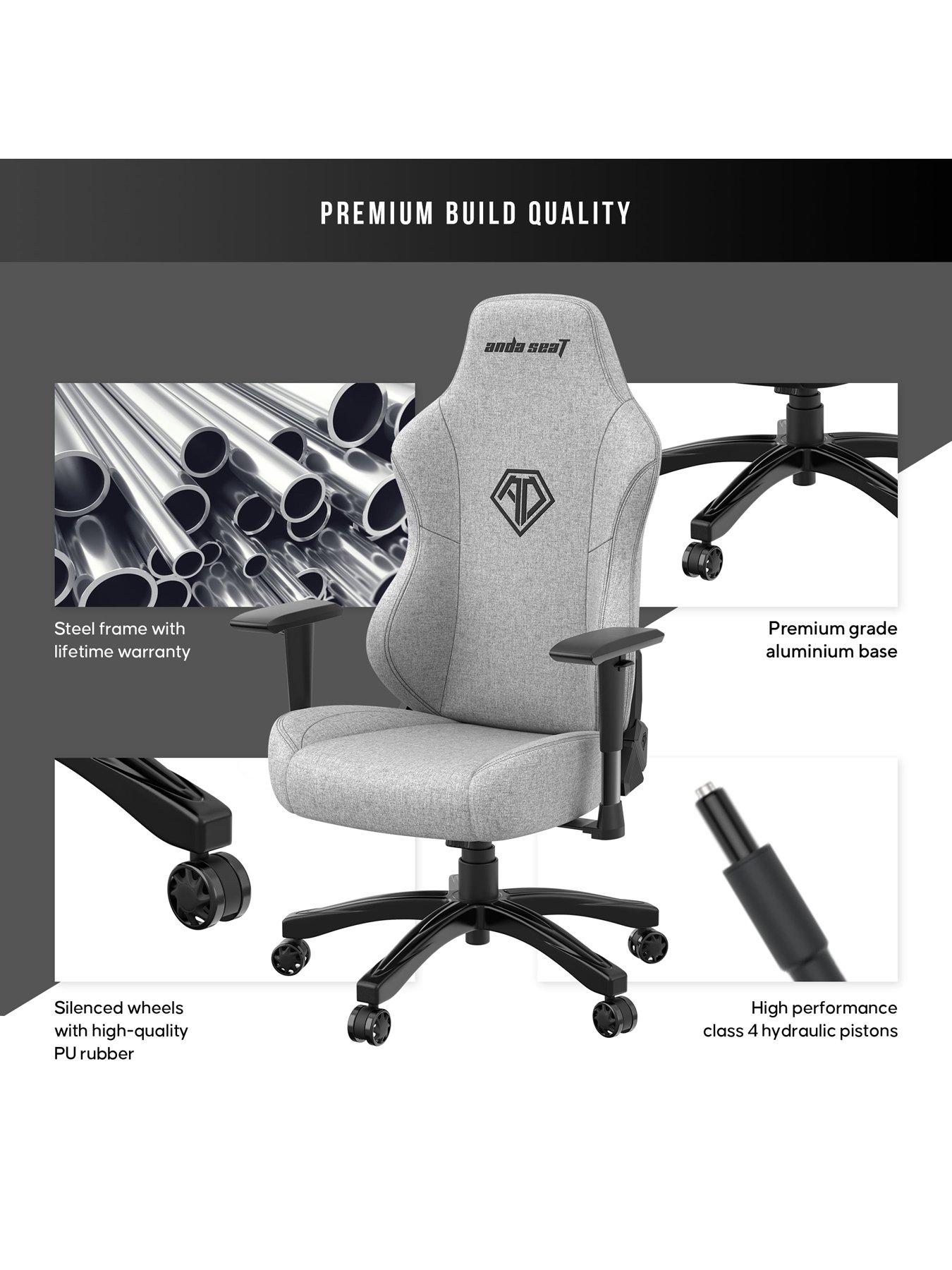 Image 6 of 7 of Andaseat Phantom 3 Premium Gaming Chair - Grey
