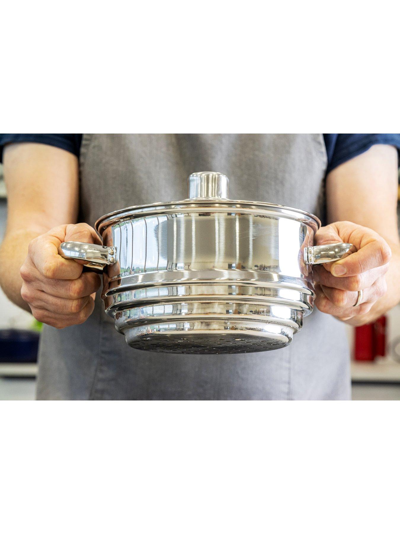 Image 3 of 5 of KitchenCraft Stainless Steel Universal Steamer Insert