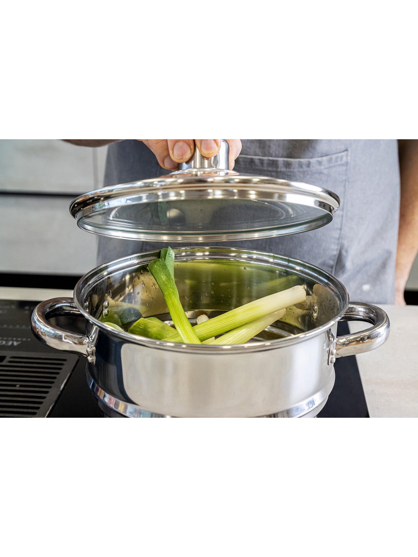 Image 4 of 5 of KitchenCraft Stainless Steel Universal Steamer Insert
