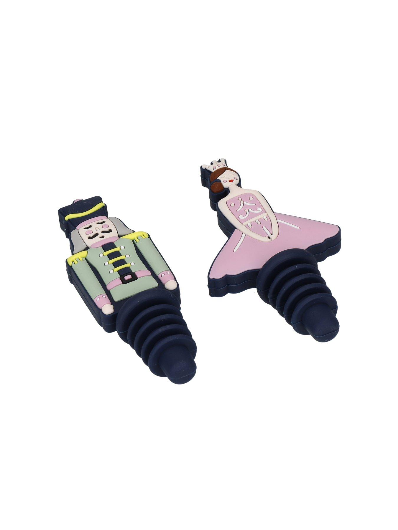 Image 2 of 6 of KitchenCraft The Nutcracker Collection Silicone Bottle Stoppers