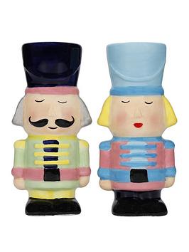 Product photograph of Kitchencraft The Nutcracker Collection Salt And Pepper Shaker Set from very.co.uk