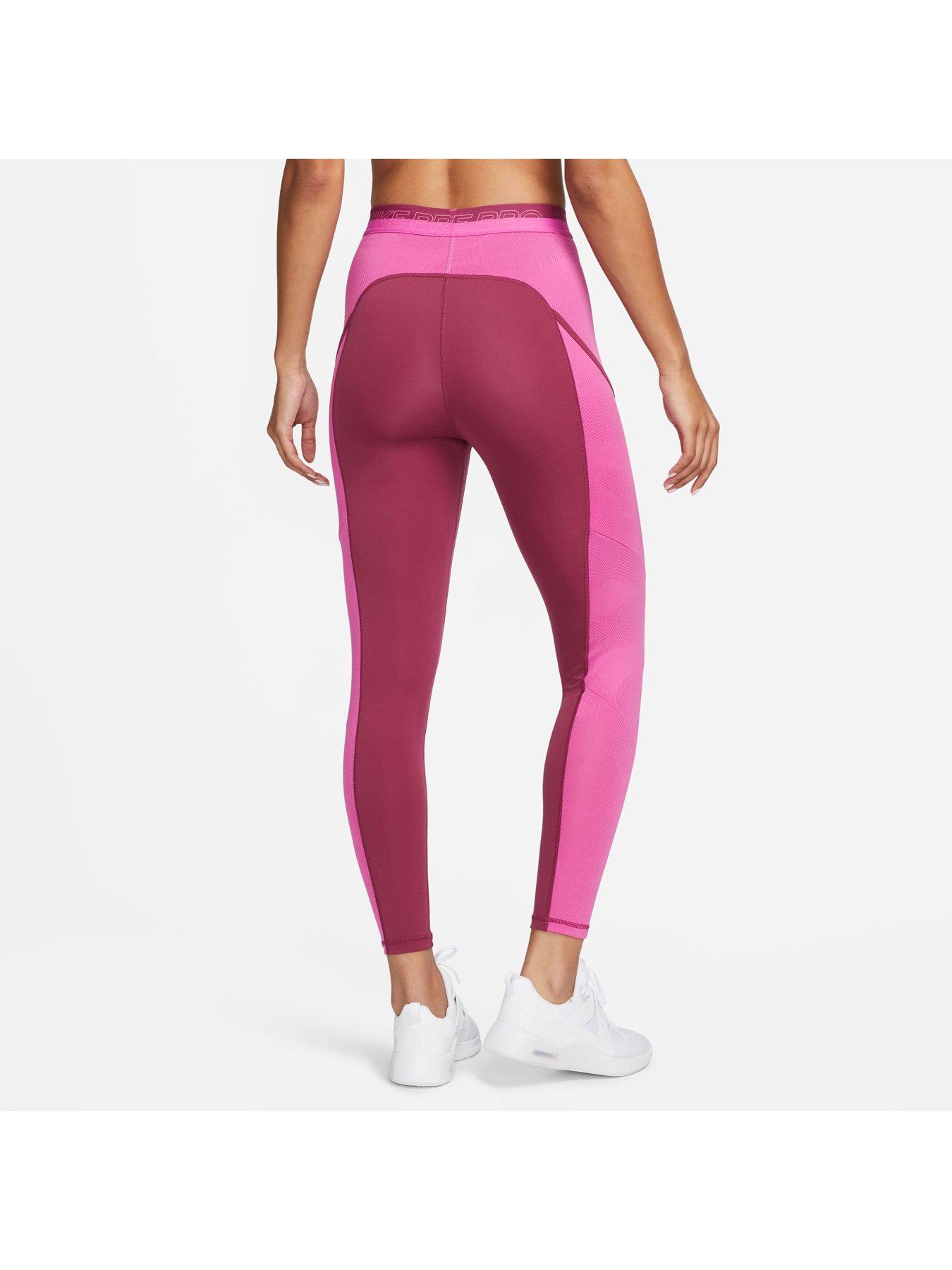 Nike Pro Femme Nvlty Women's 7/8 Leggings Gray, Outlet