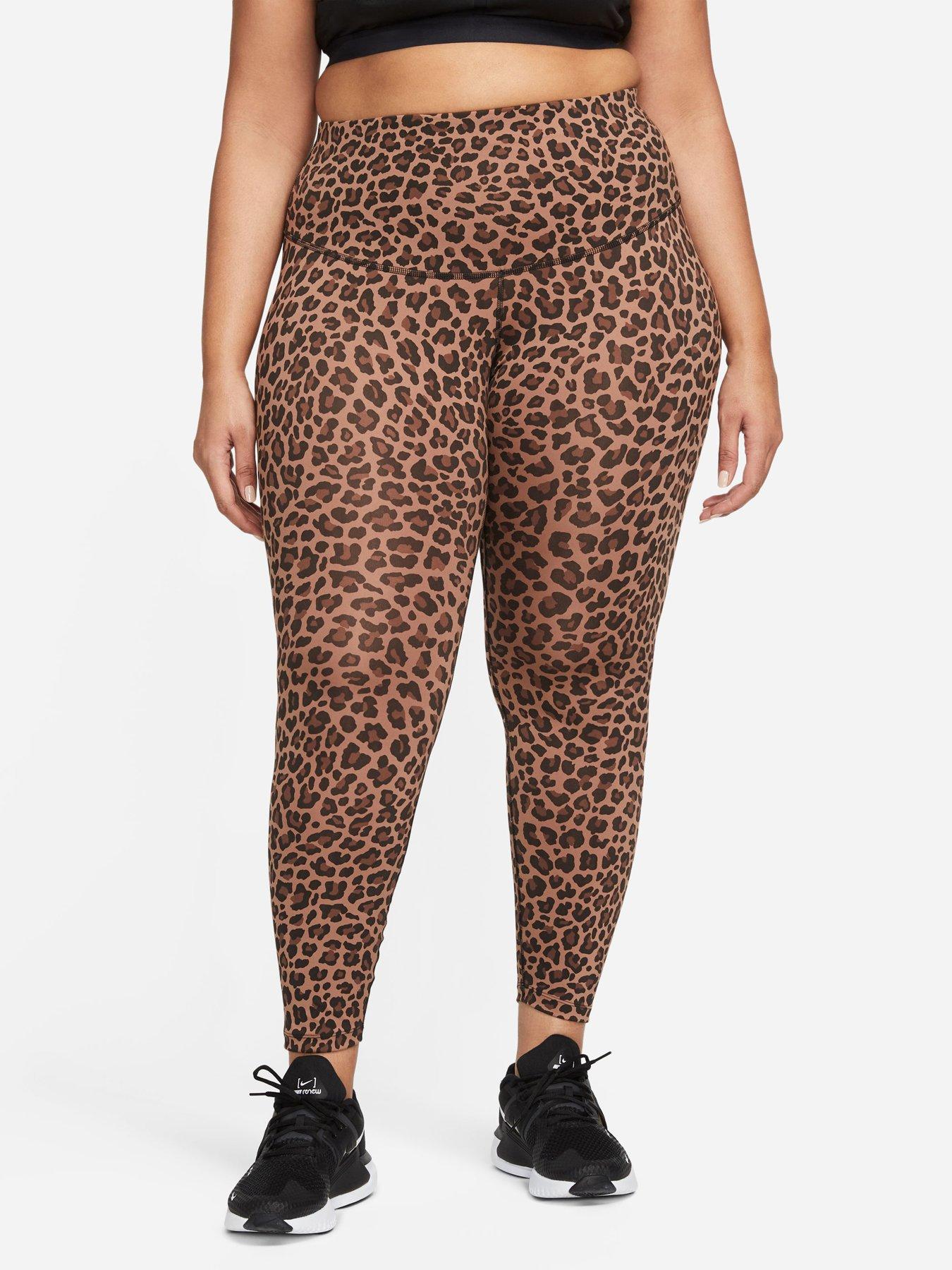 brown nike leggings