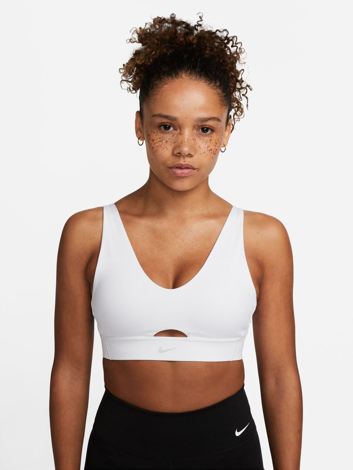 Indy Plunge Cutout Bra - White