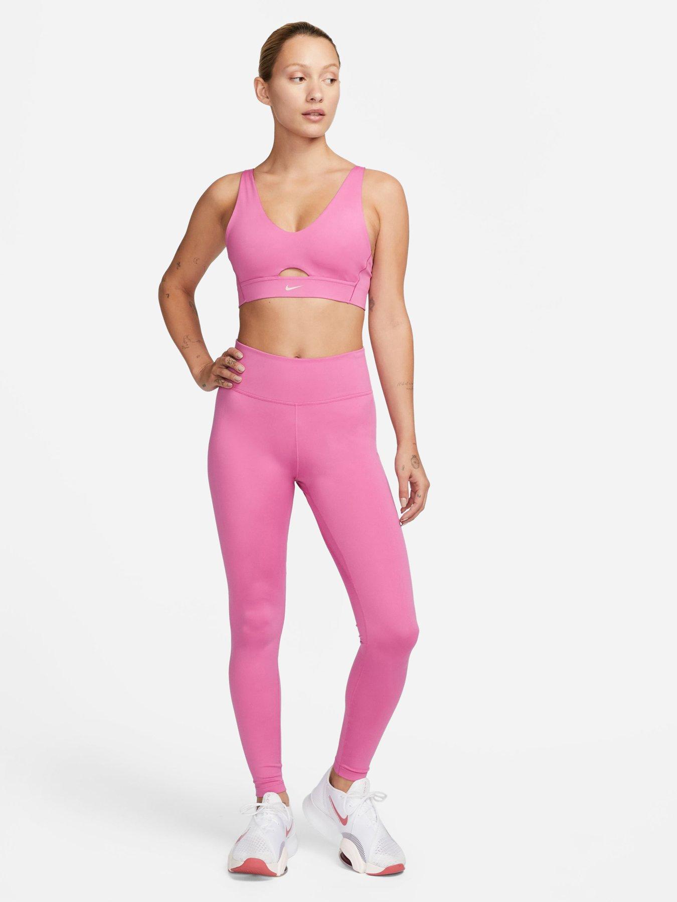 Nike Indy Plunge Cutout Bra - Pink