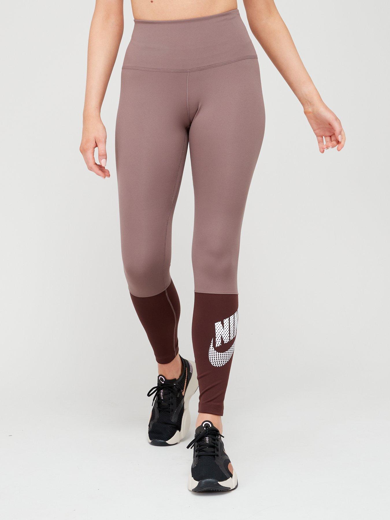 Nike Pro 365 Mid Rise Leggings - Navy