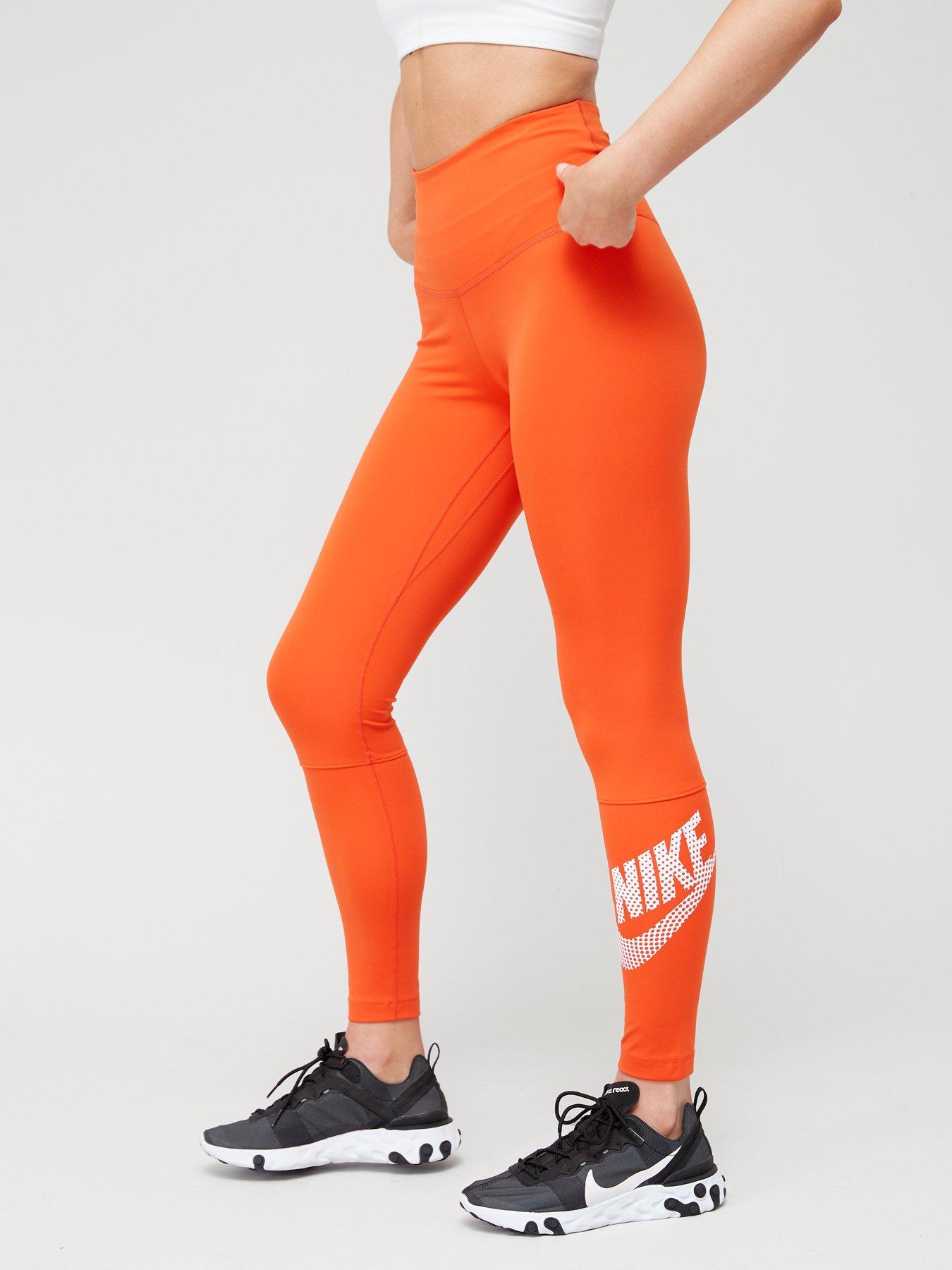 Fantástico tubo mordaz Nike One Dri-fit Legging - Red | very.co.uk