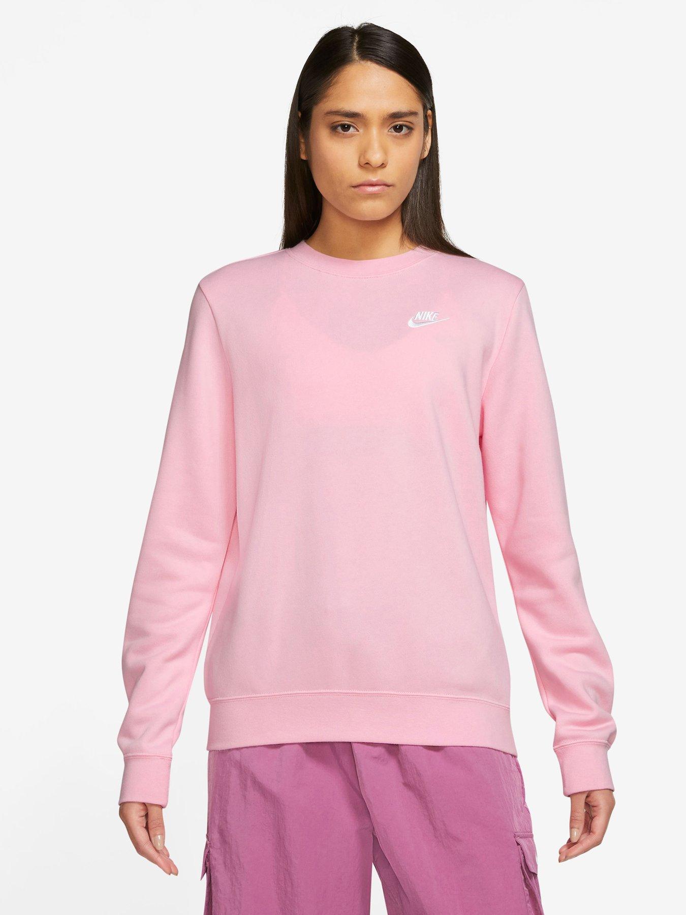 Pink nike 2024 jumper ladies