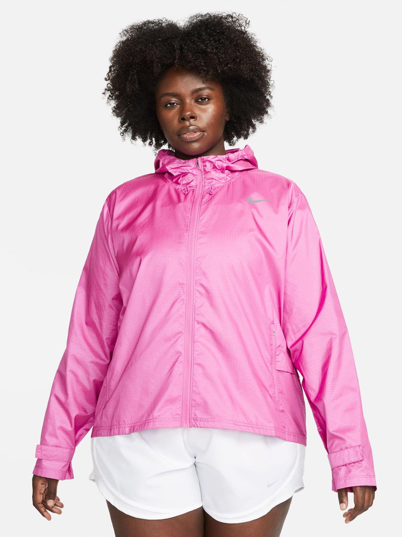 nike windbreaker jacket pink