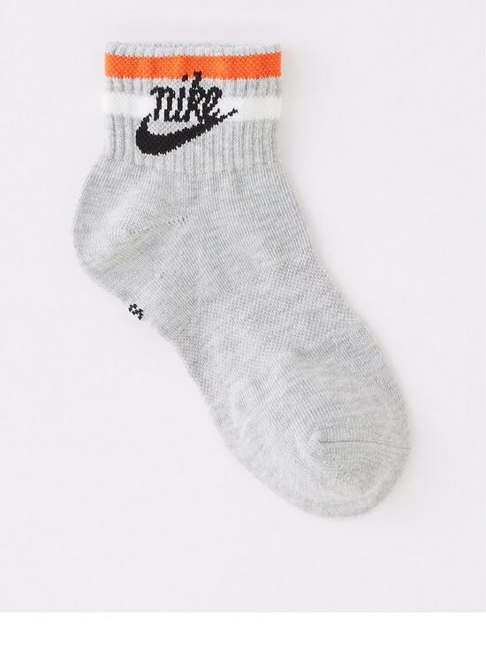 Nike Everyday Essential Ankle Socks - Grey | very.co.uk