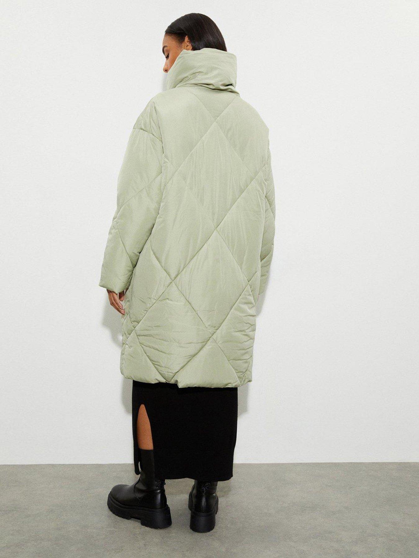 Oversized padded longline clearance coat