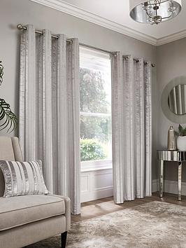 Product photograph of Appletree Conrad Eyelet Curtains from very.co.uk