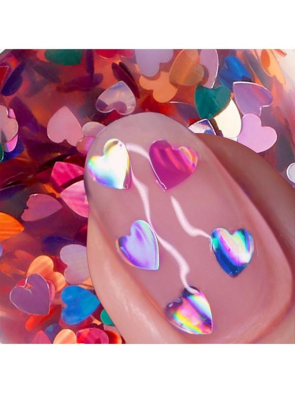 Image 2 of 3 of Nails Inc Pride Heart Chunky Glitter Topper