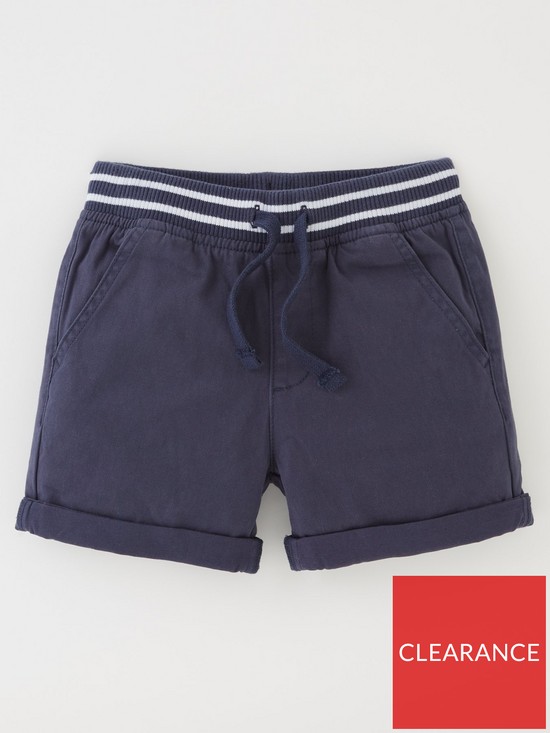front image of mini-v-by-very-boys-knitted-waistband-navy-chino-short