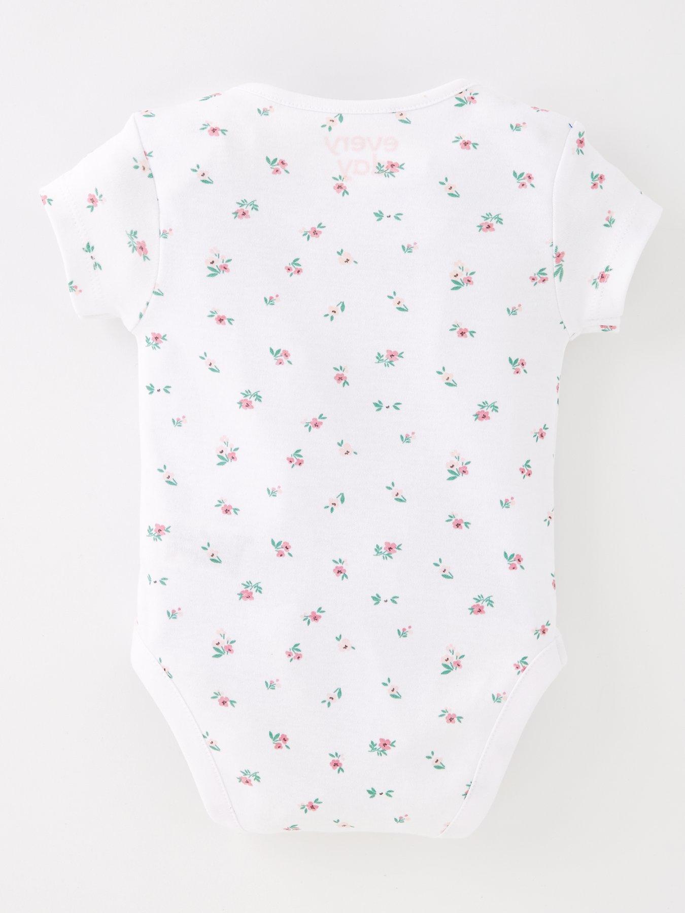 Image 3 of 5 of Everyday Baby Girls&nbsp;5 Pack&nbsp;Bodysuits - Pink