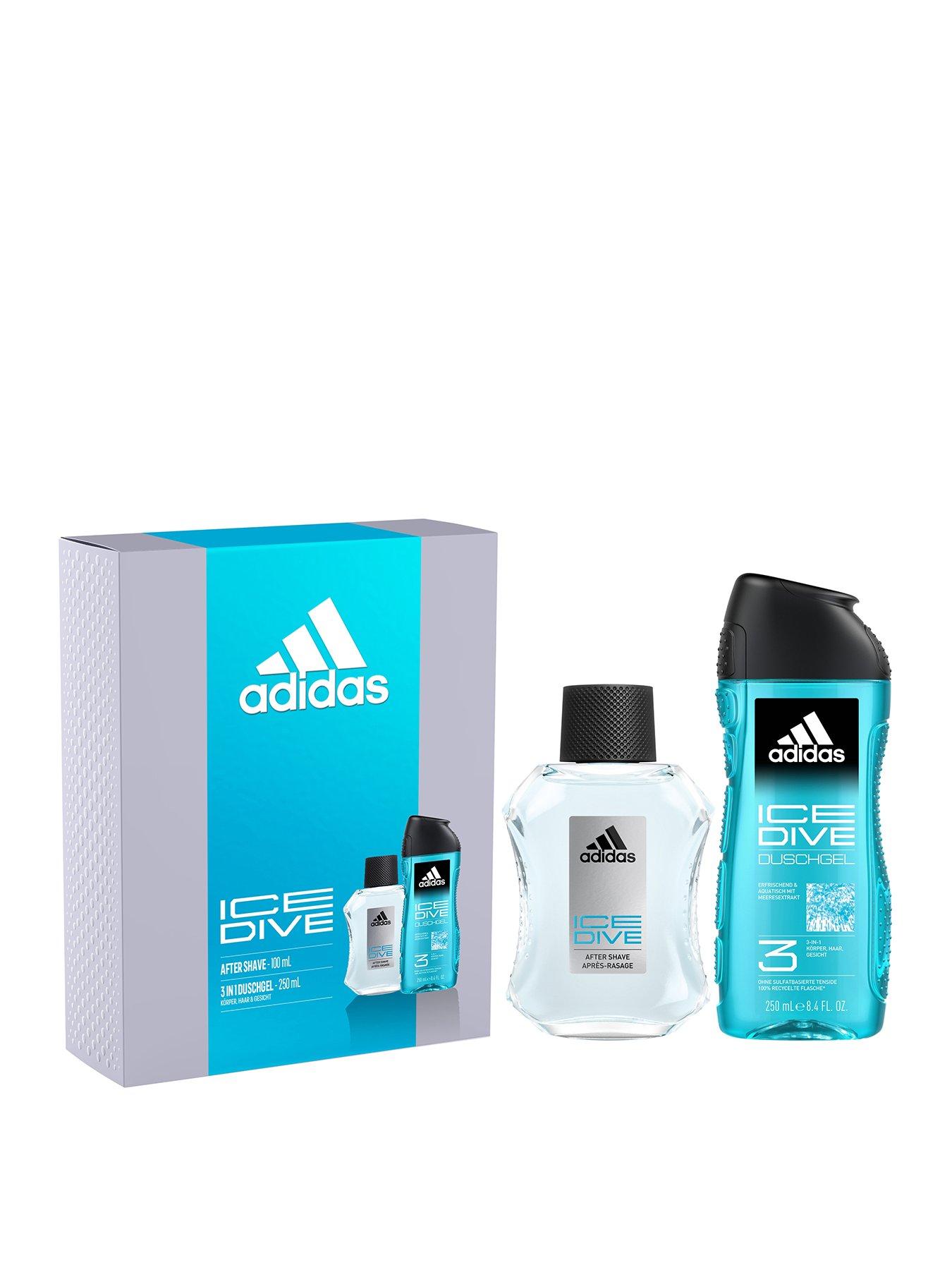 adidas Ice Dive 100ml Eau De Toilette 250ml Shower Gel Gift Set very.co.uk