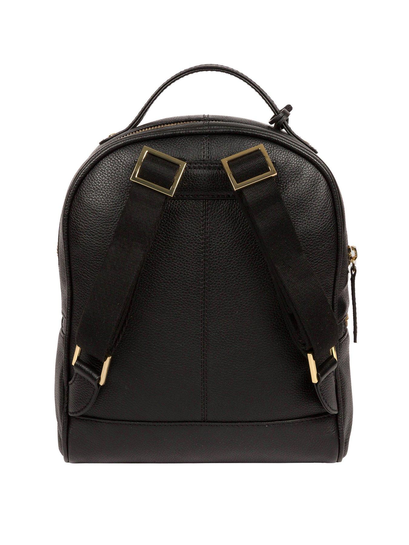 Pure Luxuries London Pure Luxuries Hayes Black Leather Backpack | Very ...