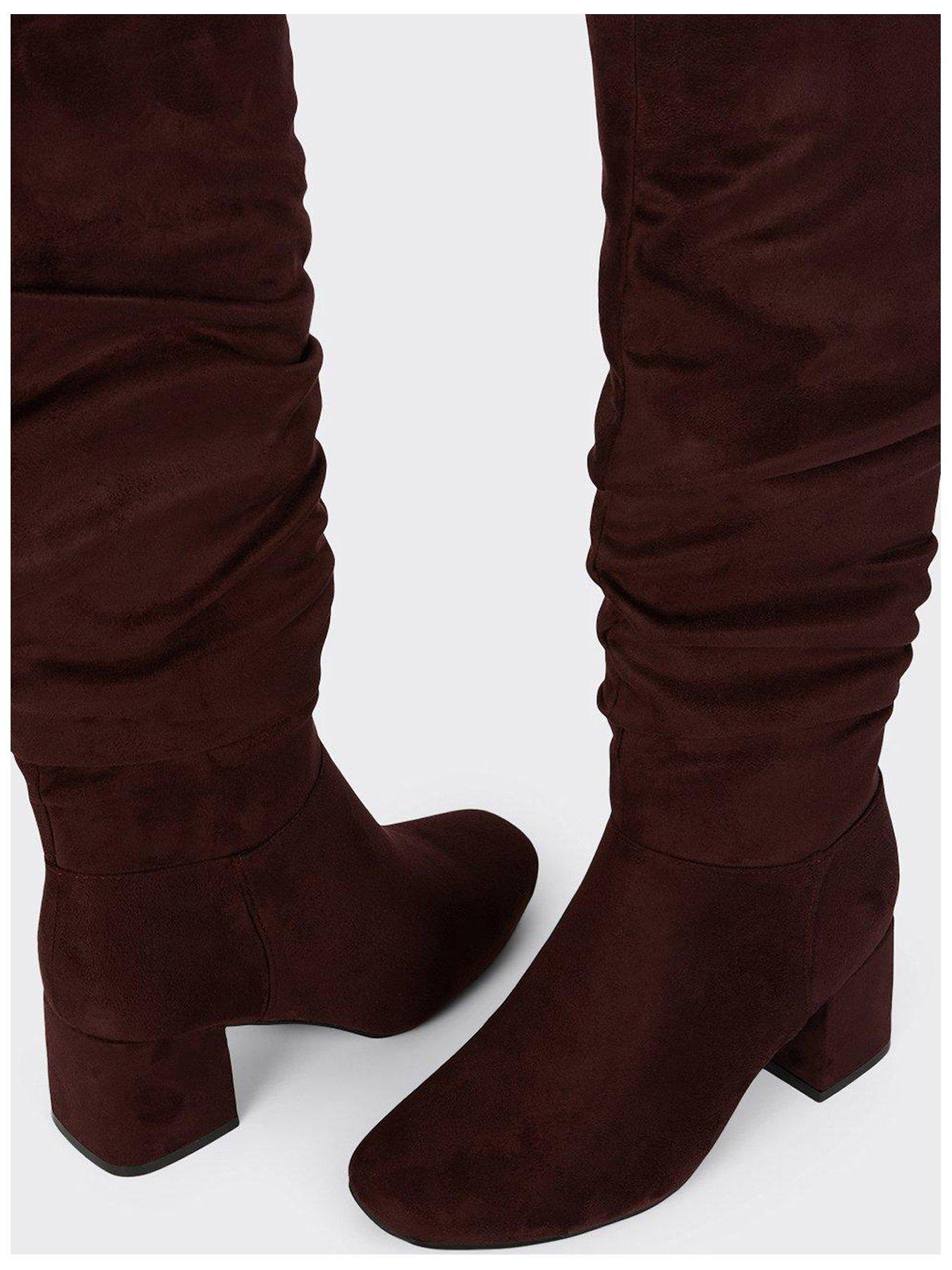 Dorothy perkins 2024 burgundy boots