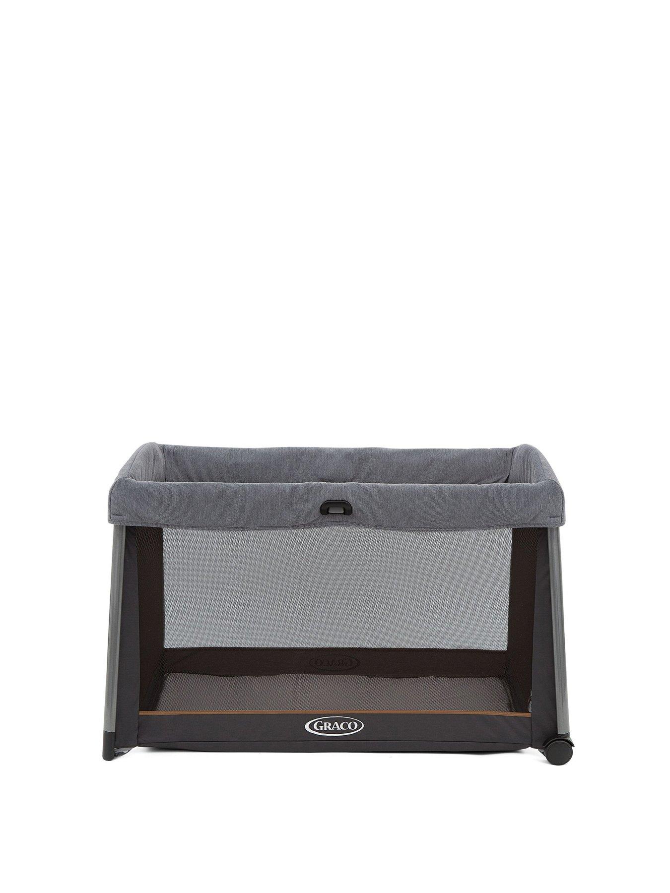 Product photograph of Graco Foldite Travel Cot- Shadow from very.co.uk