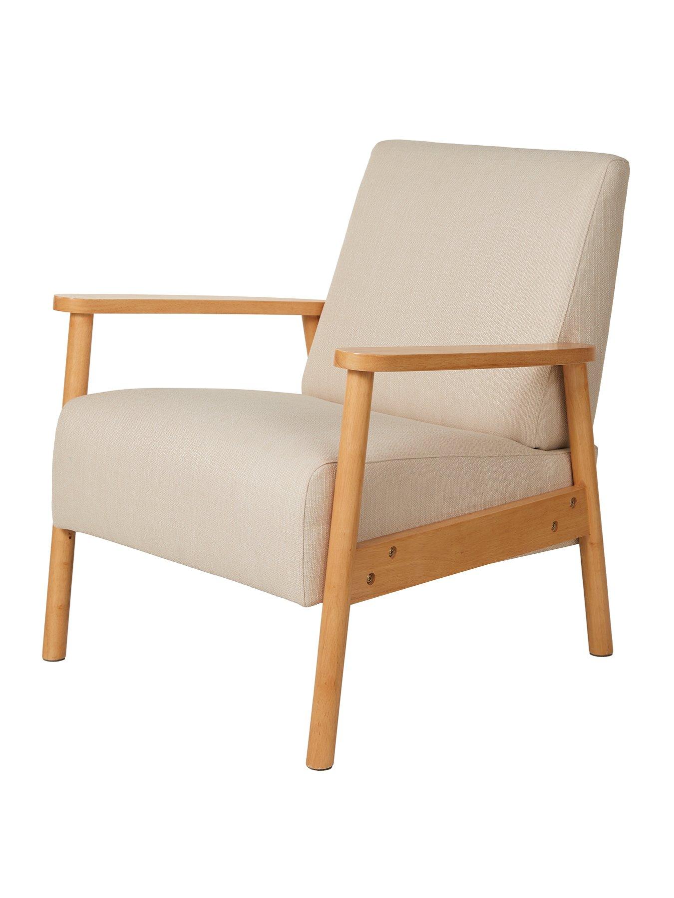 Image 3 of 7 of Very Home Ethan Accent Armchair - Natural&nbsp;- FSC&reg; Certified