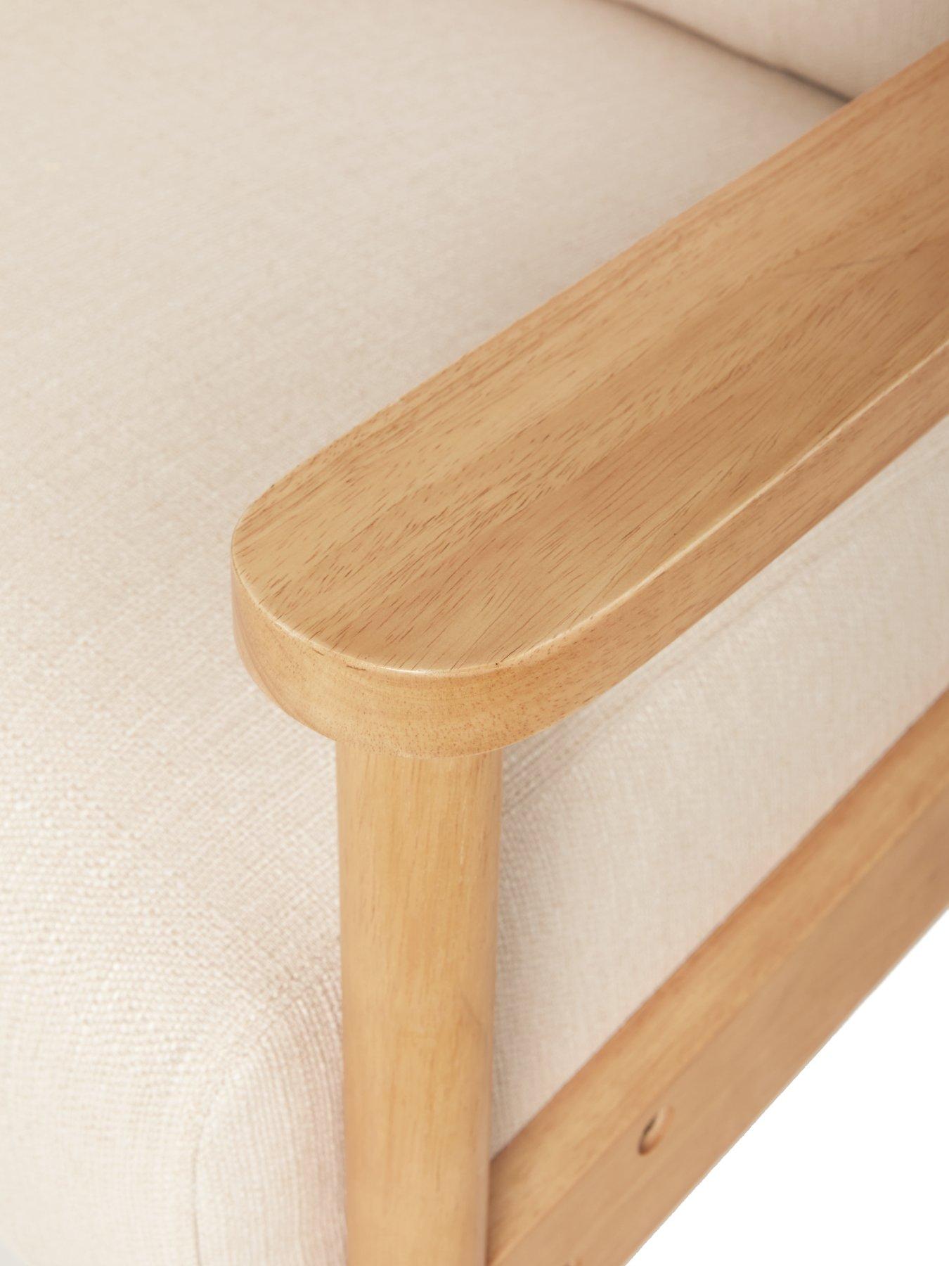 Image 4 of 7 of Very Home Ethan Accent Armchair - Natural&nbsp;- FSC&reg; Certified