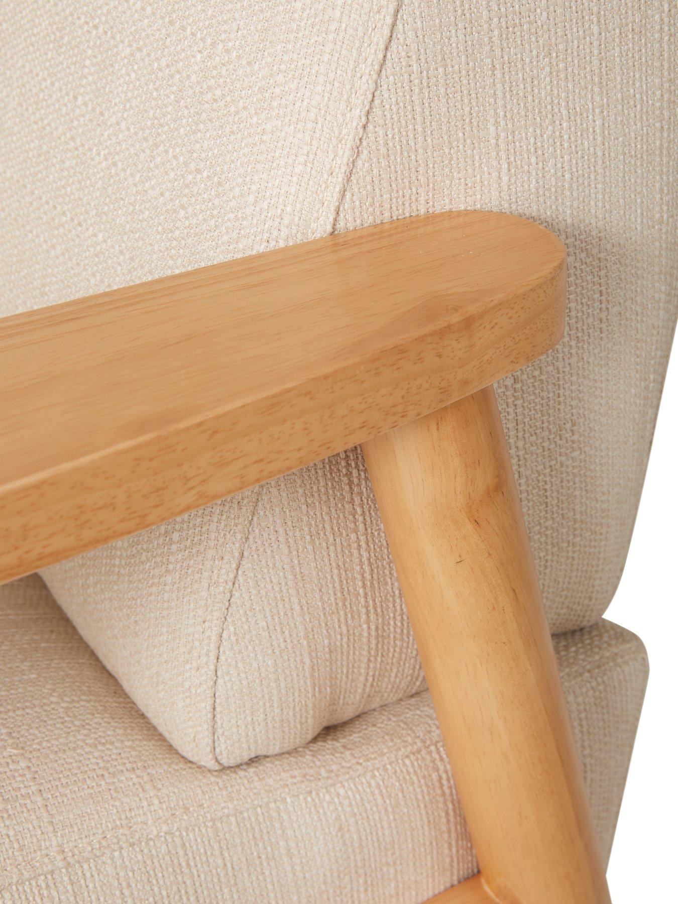 Image 5 of 7 of Very Home Ethan Accent Armchair - Natural&nbsp;- FSC&reg; Certified
