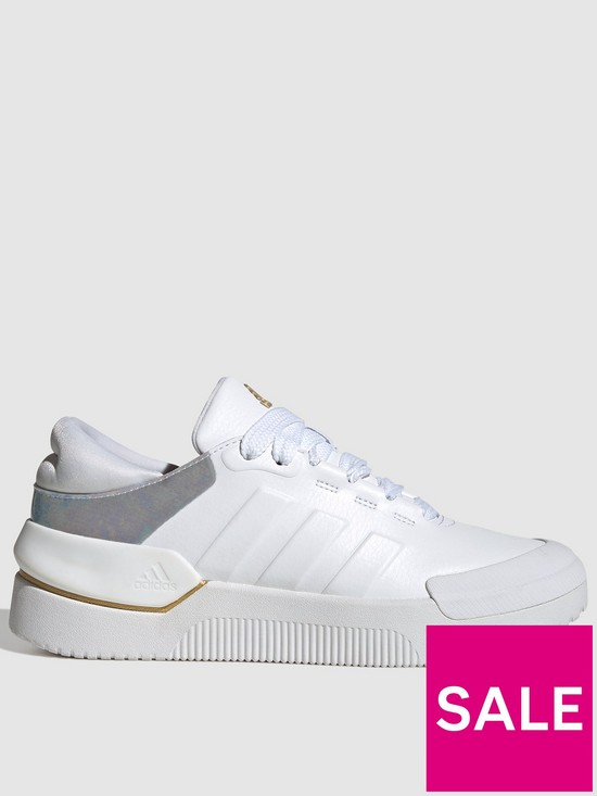 front image of adidas-sportswear-court-funk-white
