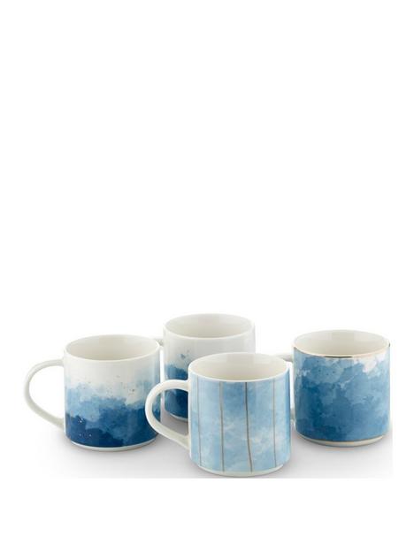 tower-ink-mugs-in-blue-ndash-set-of-4