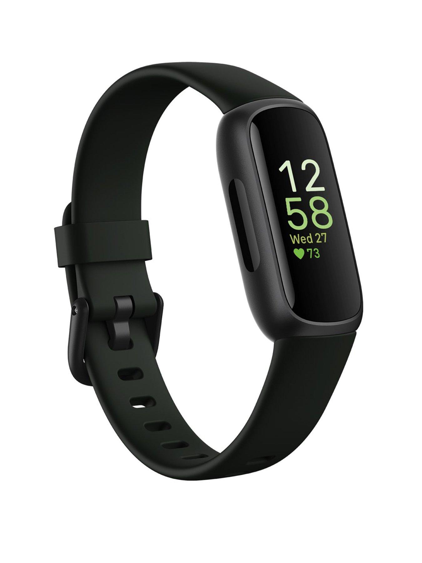 Fitbit Inspire 3 - Black/Midnight Zen Health and Fitness Tracker with up to 10-days battery life. Android and iOS compatible