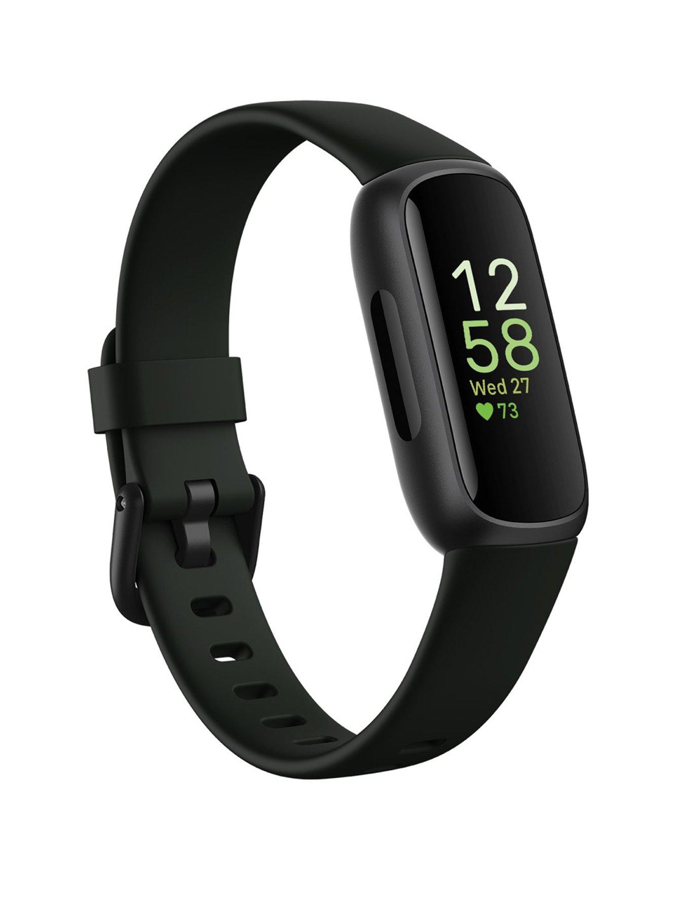 Fitbit Inspire 3 - Black/Midnight Zen Health and Fitness Tracker with up to  10-days battery life. Android and iOS compatible 