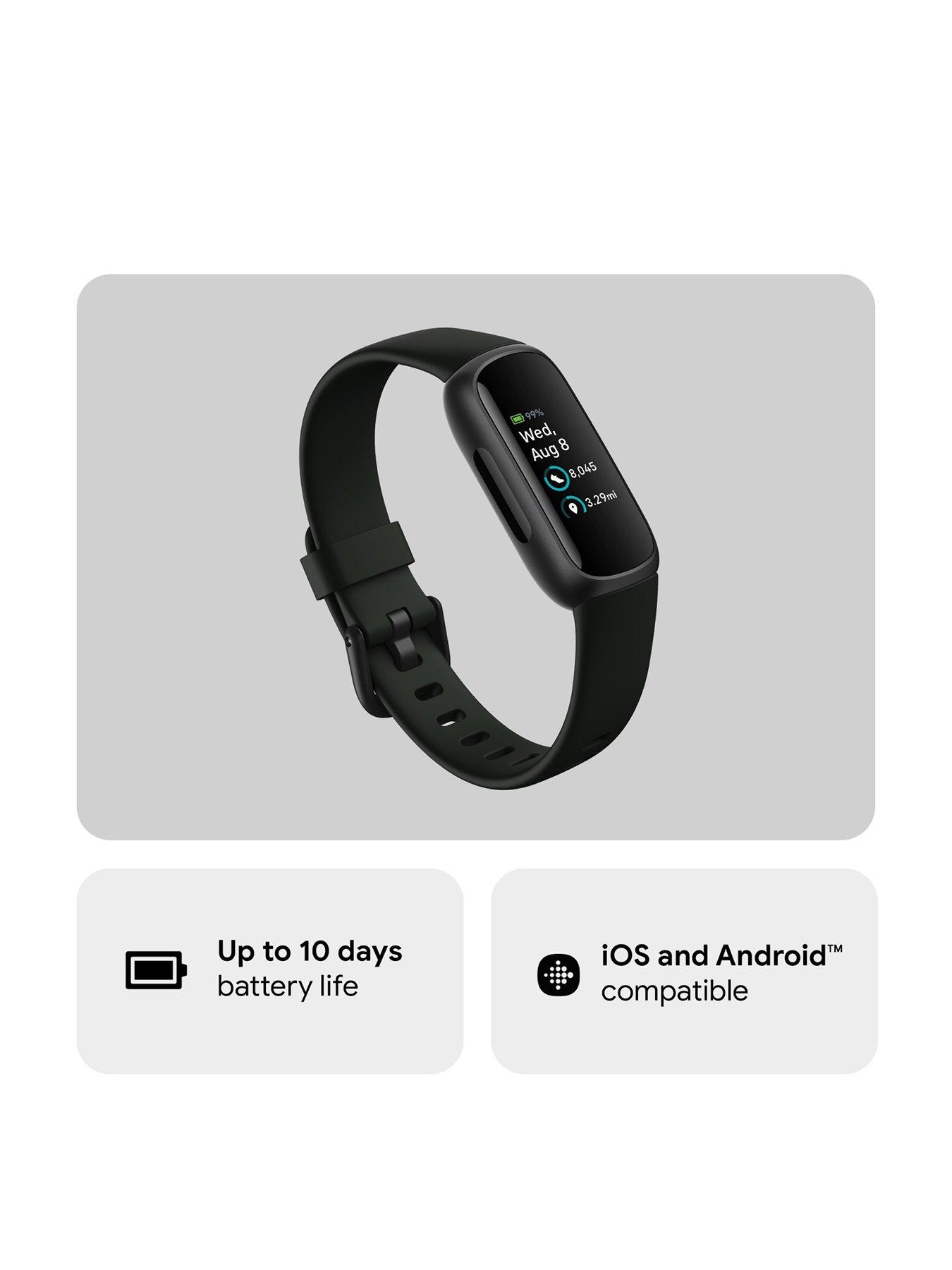 Inspire 3 - Black/Midnight Zen Health and Fitness Tracker with up to  10-days battery life. Android and iOS compatible