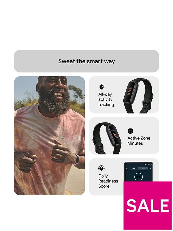 Fitbit Inspire 3 - Black/Midnight Zen Health and Fitness Tracker