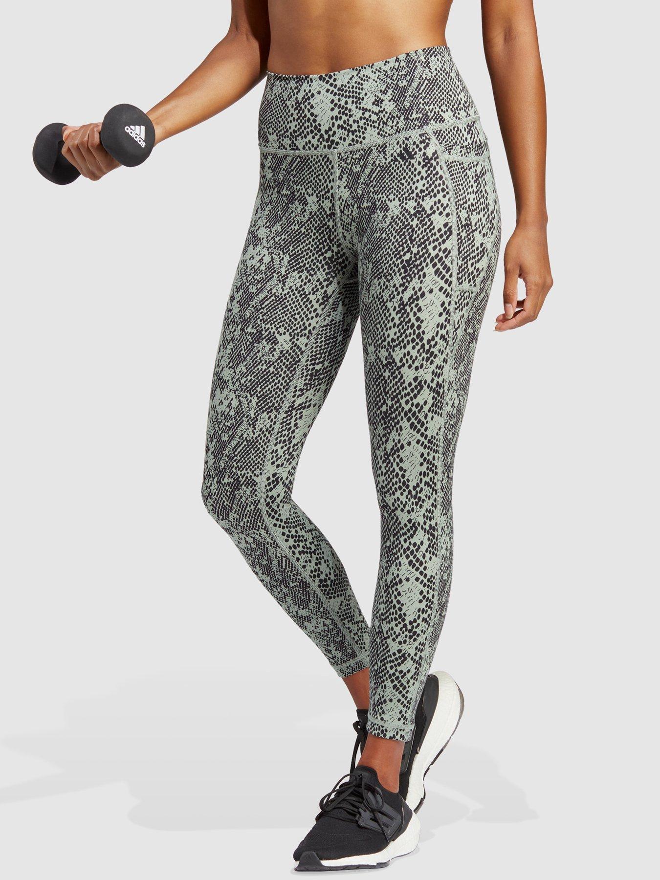 Nike Pro Training Plus 365 7/8 leggings in khaki