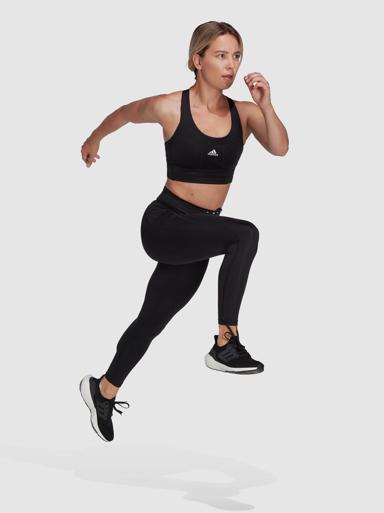 Image 3 of 4 of adidas Performance Running Essentials 7/8 Leggings - Black