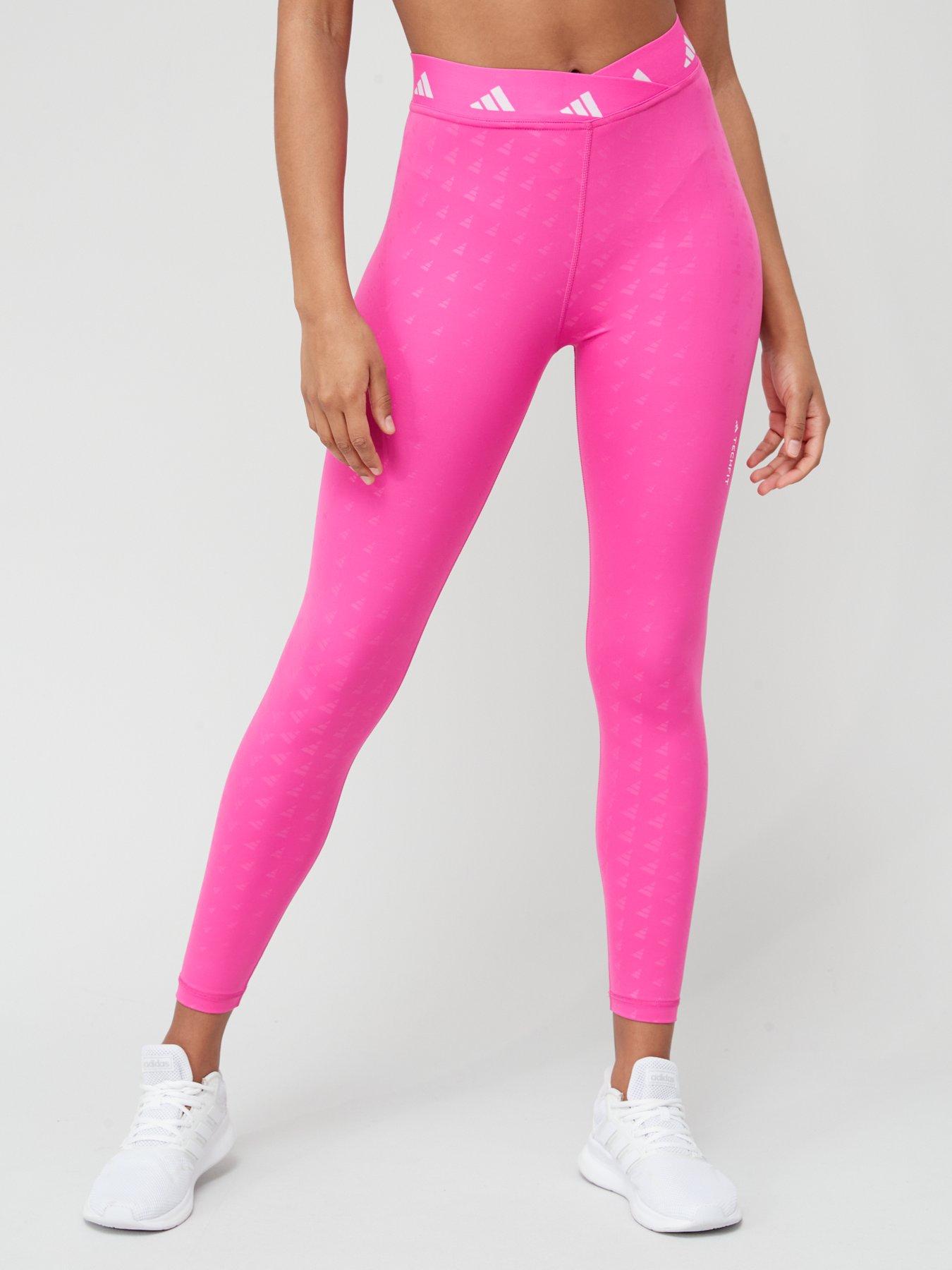 Calça Legging Adidas Optime Hyperbright