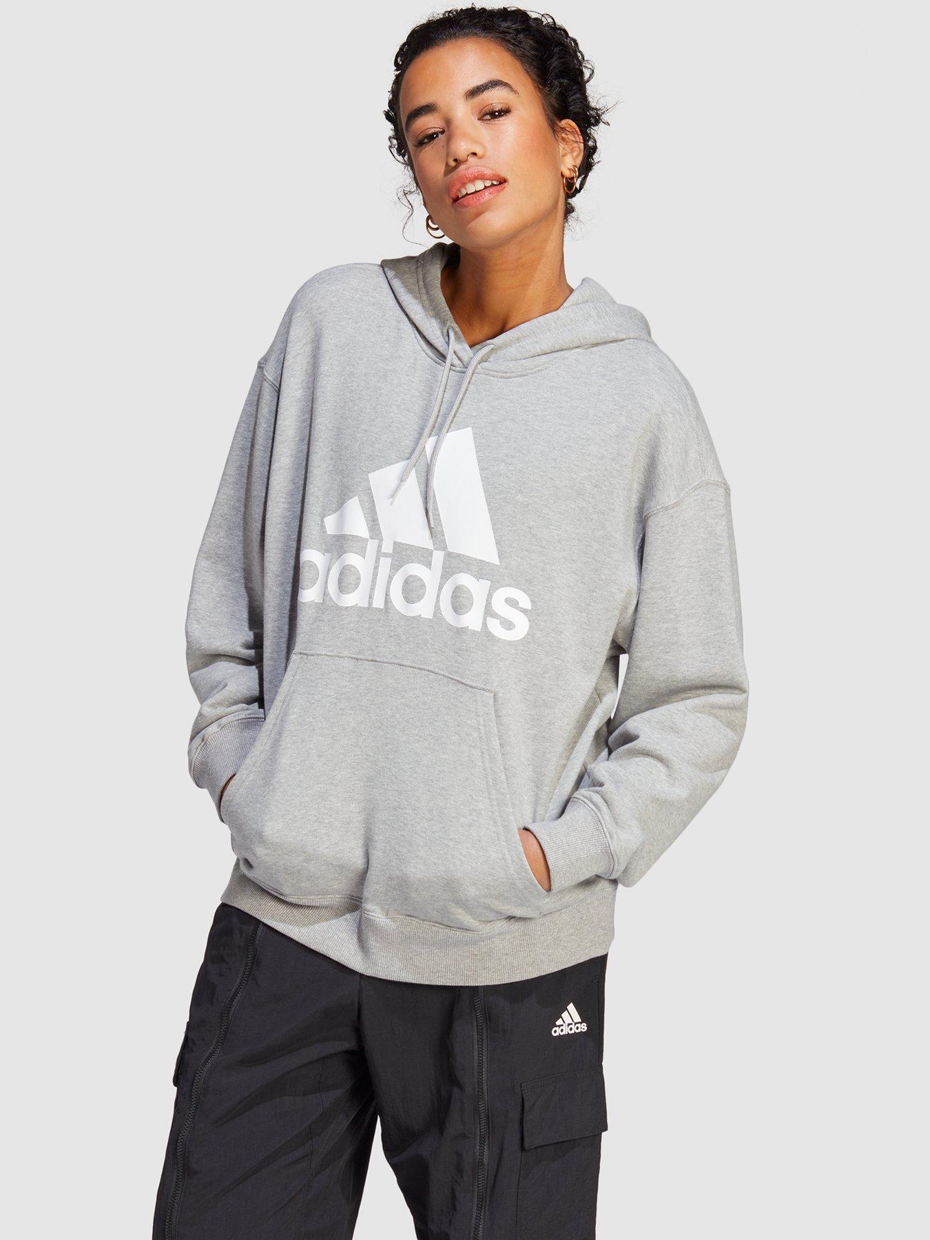 Womens gray store adidas sweatshirt